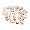 Brass Branch Shape Blank Prong Bead Settings KK-D017-01KCG-1