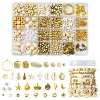DIY Mixed Shapes Synthetic Turquoise & Wood & CCB Beads Bracelets Making Kits DIY-FS0007-67-1