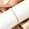 Clear Cubic Zirconia Tennis Bracelet X-BJEW-A132-02G-5