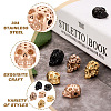 6Pcs 6 Style 304 Stainless Steel Beads STAS-PJ0001-28-3