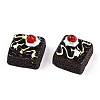 Square Cake Resin Decoden Cabochons CRES-R183-21B-3