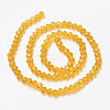 Glass Beads Strands EGLA-A034-T1mm-D17-2