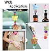 21Pcs 21 Colors Butterfly Food Grade Eco-Friendly Silicone Focal Beads SIL-CJ0002-29-7
