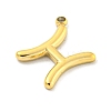 Real 18K Gold Plated PVD Vacuum Plating 304 Stainless Steel Pendants STAS-L278-002G-12-2