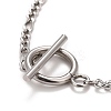 Non-Tarnish 304 Stainless Steel Chain Necklaces NJEW-A002-08P-3