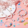 Handmade Polymer Clay Beads CLAY-R067-6.0mm-B36-3