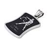304 Stainless Steel Pendants STAS-O008-01I-2