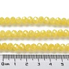 Baking Paint Imitation Jade Glass Bead Strands DGLA-A034-J8MM-A24-5