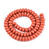 Opaque Solid Color Glass Beads Strands GLAA-ZX008-8mm-18E-2
