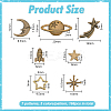 Zinc Alloy Links and Zinc Alloy Cabochons PALLOY-OC0001-37-2