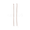 Brass Flat Head Pins KK-WH0058-03D-RG-1