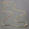 Brass Cross Chains Necklaces NJEW-BB62030-A-4