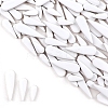 3 Styles Teardrop Shape Porcelain Mosaic Tiles PW-WGBCD43-01-1