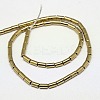 Electroplate Non-magnetic Synthetic Hematite Beads Strands G-J162-B-01-2