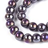 Electroplate Opaque Glass Beads Strands LS-GLAA-T032-P6mm-AB15-3