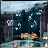Waterproof PVC Colored Laser Stained Window Film Adhesive Stickers DIY-WH0256-048-6