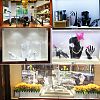 Resin Jewelry Bracelet Display Stands BDIS-WH0005-02-6