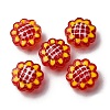 Glass Enamel Beads GLAA-C038-02F-1