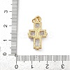 Rack Plating Brass Cubic Zirconia Pendants KK-G451-23G-3