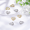 8Pcs 2 Colors Alloy Pendants FIND-LP0005-15-1