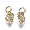 Brass Charms KK-L179-08G-G-2