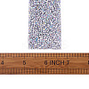 Glitter Resin Hotfix Rhinestone(Hot Melt Adhesive On The Back) OCOR-TA0002-02-40mm-23