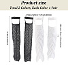 2 Pairs 2 Colors Polycotton Leg Sleeves AJEW-CY0001-29-2