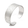 Non-Tarnish 304 Stainless Steel Wide Open Cuff Bangles BJEW-L682-023P-3