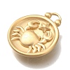 PVD Vacuum Plating 304 Stainless Steel Pendants STAS-S148-30G-04-2