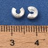 Brass Crimp Bead Cover KK-K383-07E-S-3