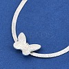 Bowknot Brass Pendant Necklaces NJEW-F325-03S-1