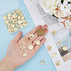 48Pcs 6 Style Alloy Pendants FIND-HY0002-82-3