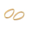 304 Stainless Steel Teardrop Linking Rings STAS-L300-010C-G-2