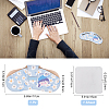 1Pc Flower Printed PU Leather Portable Slim Sunglasses Pouch AJEW-CN0003-25A-2