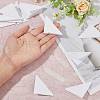 100Pcs 4 Style Arrow Shape PET Plastic Tab Collar for Clergy Shirt DIY-FH0006-47-3