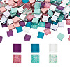 400Pcs 2 Styles Glass Cabochons GGLA-TA0001-09E-1