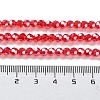 Electroplate Glass Bead Strands EGLA-R015-4mm-23-5