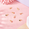 8Pcs 4 Colors Real 18K Gold Plated Brass Enamel Charms KK-TA0001-74-5