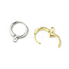 12Pcs 3 Colors Rack Plating Brass Hoop Earring Settings KK-FS0001-45-3