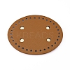 PU Leather Oval Bag Bottom LS-FIND-WH0056-02A-1