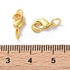 Rack Plating Brass Lobster Claw Clasps LS-KK-F090-26G-01-3