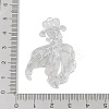 Long-Lasting Plated Brass Filigree Pendants KK-K336-40P-3