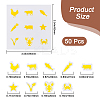 PVC Plastic Self-Adhesive Stickers STIC-WH20002-04B-2