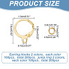 200Pcs 2 Colors Brass Leverback Earring Findings FIND-AR0004-93-2