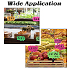 40Pcs 4 Colors Star Burst Shape Paper Blank Price Label for Supermarket AJEW-LP0006-67-3