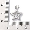Rack Plating Brass Micro Pave Cubic Zirconia Pendants KK-Z039-23P-3
