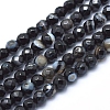 Natural Agate Beads G-J371-08-4mm-1