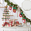 12Pcs 4 Styles Cloth Christmas Stocking Gift Bag Pendant Decoration FIND-SP0020-60B-7