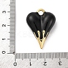 Brass Enamel Pendants KK-Q098-19G-A-3