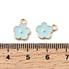 Brass Enamel Pendants KK-A277-02G-02-3